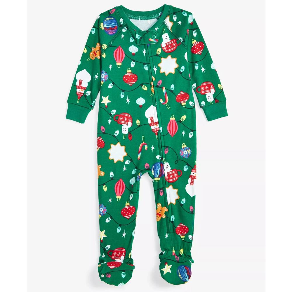 Holiday Lane Infant Ornament Cotton Matching Family Pajama Size 3-6 months 0777